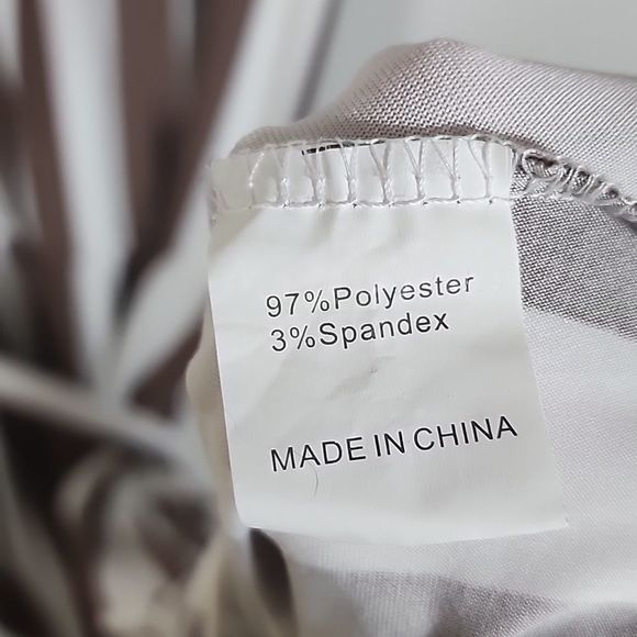 Levaca striped stretchy midi belted dress Size XL - Picture 4 of 11